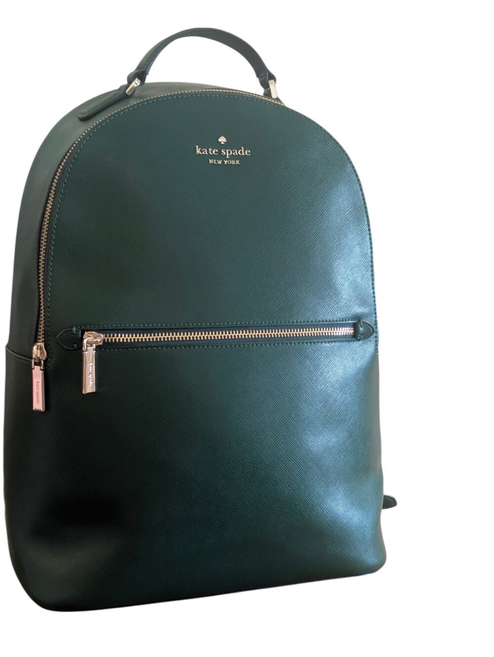 Kate Spade ♠️ Perry smooth leather Large Forest Green Backpack